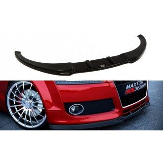 Maxton Design ABS Frontlippe für Audi TT 8J schwarz hochglanz