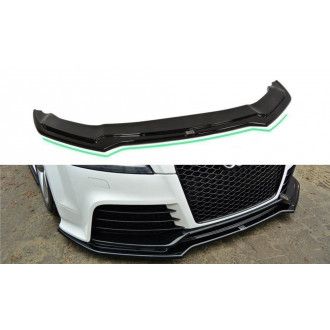 Maxton Design ABS Frontlippe V.2 für Audi TT 8J schwarz hochglanz