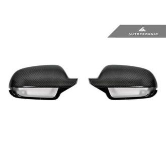 AutoTecknic Replacement Carbon Fiber Mirror Covers - Audi B9 A4/S4 | A5/S5 without Side Assist