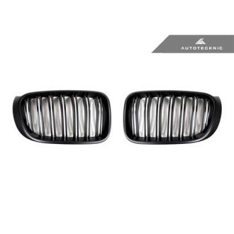 AutoTecknic Replacement Stealth Black Front Grilles - F25 X3 | F26 X4
