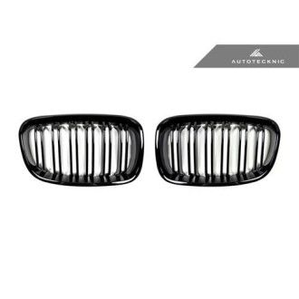 AutoTecknic Glazing Black Dual-Slats Front Grilles - F20 1-Series