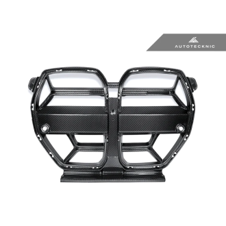 Autotecknic Dry Carbon Competition Sport Front Grille for BMW G8X M3 I M4 wthout ACC