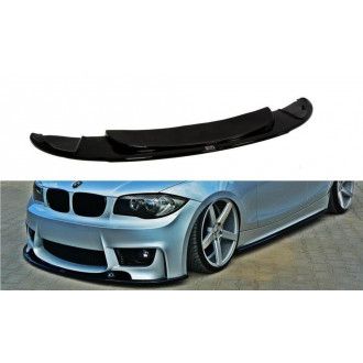 Maxton Design ABS Frontlippe für BMW 1er E81|E82|E87|E88 schwarz hochglanz