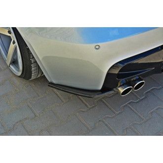 Maxton Design ABS Diffusor Seiten Eerwiterungen Flaps für BMW 1er E81|E82|E87|E88 schwarz hochglanz