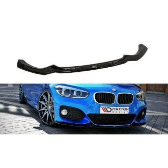 Maxton Design ABS Frontlippe V.1 für BMW 1er F20|F21 M-Paket Facelift schwarz hochglanz