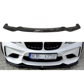 Maxton Design ABS Frontlippe für BMW 2er F87 M2 Coupe schwarz hochglanz