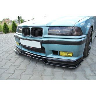 Maxton Design ABS Frontlippe V.2 für BMW 3er E36 M3 schwarz hochglanz