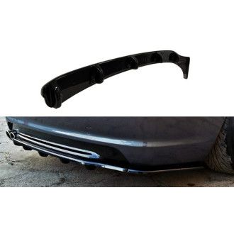 Maxton Design ABS Diffusor für BMW 3er E46 M3 M-Paket Coupe schwarz hochglanz