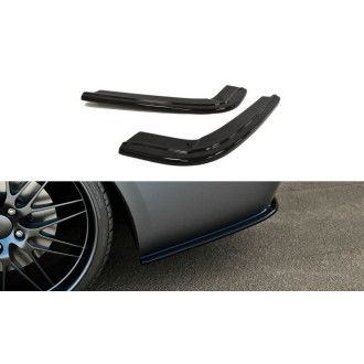 Maxton Design ABS Diffusor Seiten Eerwiterungen Flaps für BMW 3er E90|E91|E92|E93 M3 M-Paket schwarz hochglanz