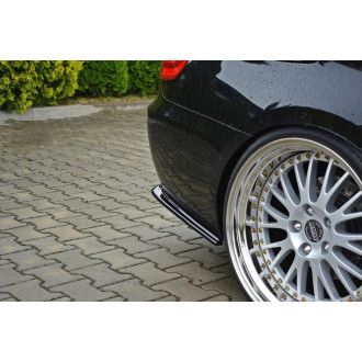 Maxton Design ABS Diffusor Seiten Eerwiterungen Flaps für BMW 3er E92 M3 M-Paket Facelift schwarz hochglanz