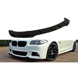 Maxton Design ABS Frontlippe V.1 für BMW 5er F10|F11 M-Paket schwarz hochglanz