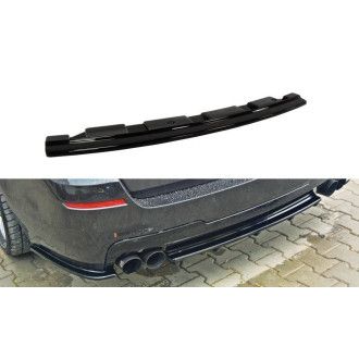 Maxton Design ABS Diffusor für BMW 5er F10|F11 M-Paket schwarz hochglanz Doppel-Endrohre