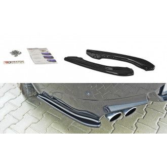 Maxton Design ABS Diffusor Seiten Eerwiterungen Flaps für BMW 6er E63|E64 M6 schwarz hochglanz