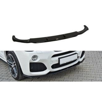 Maxton Design ABS Frontlippe für BMW X4 F26 M-Paket schwarz hochglanz