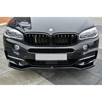 Maxton Design ABS Frontlippe V.1 für BMW X5 F15 schwarz hochglanz