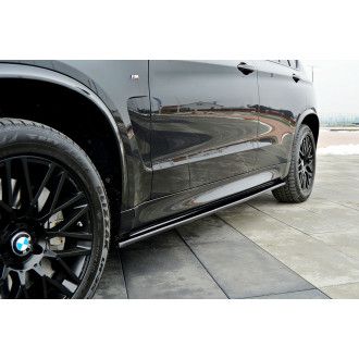 Maxton Design ABS Seitenschweller für BMW X5 F15 schwarz hochglanz