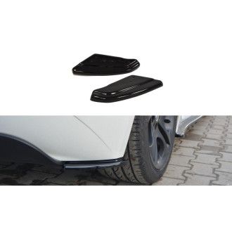 Maxton Design ABS Diffusor Seiten Eerwiterungen Flaps für BMW Z4 E85 Vorfacelift schwarz hochglanz