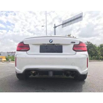 Boca Carbon diffuser for BMW 2er F87 M2|M2 Competition incl. LED with side extensions
