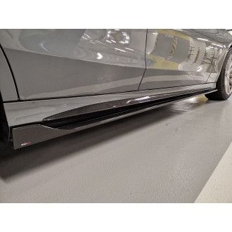 Boca carbon side skirts for Mercedes W205 C205 S205 C63 Coupe - similar Edition 1