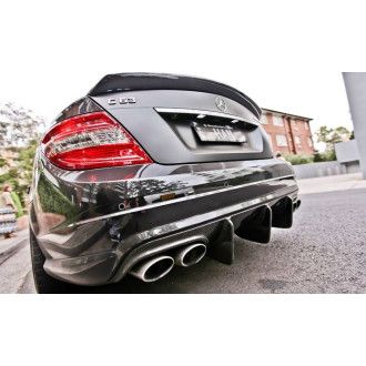 Boca carbon rear spoiler Big Style Mercedes Benz C63 Limo W204 for