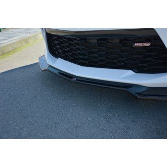 Maxton Design ABS Frontlippe V.1 für Chevrolet Camaro MK6 Coupe schwarz hochglanz