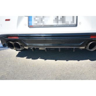 Maxton Design ABS Diffusor für Chevrolet Camaro MK6 Coupe schwarz hochglanz