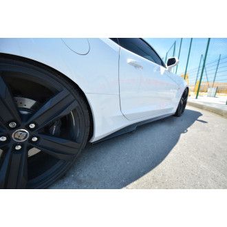 Maxton Design ABS Seitenschweller für Chevrolet Camaro MK6 Coupe schwarz hochglanz