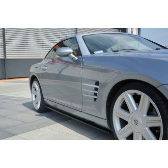 Maxton Design ABS Seitenschweller für Chrysler Crossfire schwarz hochglanz