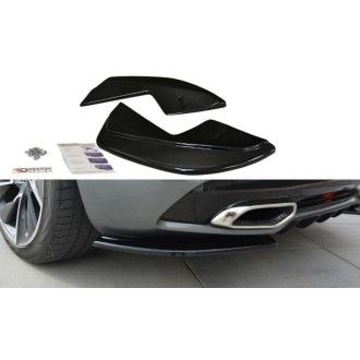 Maxton Design ABS Diffusor Seiten Eerwiterungen Flaps für Citroen DS5 schwarz hochglanz