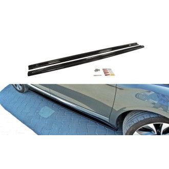 Maxton Design ABS Seitenschweller für Citroen DS5 schwarz hochglanz