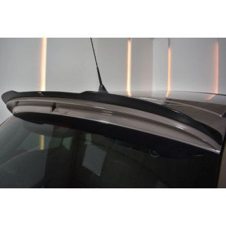 Maxton Design ABS Spoiler Aufsatz für Fiat 500 Vorfacelift Schrägheck schwarz hochglanz