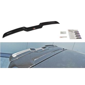 Maxton Design ABS Spoiler Aufsatz für Fiat Grande Punto Punto Evo Abarth schwarz hochglanz