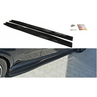 Maxton Design ABS Seitenschweller für Fiat Grande Punto Punto Evo Abarth schwarz hochglanz