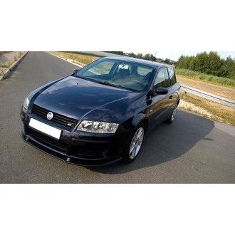 Maxton Design ABS Frontlippe für Fiat Stilo Standard schwarz hochglanz 3D