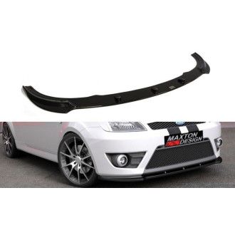 Maxton Design ABS Frontlippe für Ford Fiesta MK6 ST schwarz hochglanz