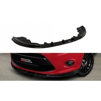 Maxton Design ABS Frontlippe für Ford Fiesta Mk7 ST schwarz hochglanz