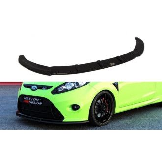 Maxton Design ABS Frontlippe für Ford Fiesta Mk7 ST schwarz hochglanz FÜR RS LOOK Stoßstange