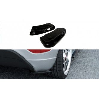 Maxton Design ABS Diffusor Seiten Eerwiterungen Flaps für Ford Fiesta Mk7 ST schwarz hochglanz