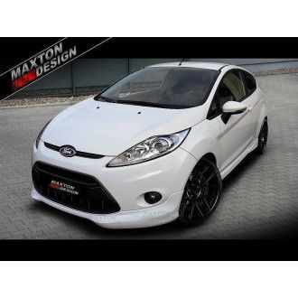 Maxton Design ABS Frontschürze Stoßstange für Ford Fiesta Mk7 ST schwarz matt