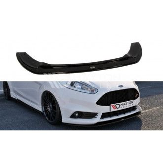 Maxton Design ABS Frontlippe V.2 für Ford Fiesta Mk7 ST Vorfacelift 2013+ schwarz hochglanz