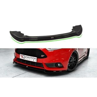 Maxton Design ABS Frontlippe V.3 für Ford Fiesta Mk7 ST Facelift 2013-2016 schwarz hochglanz