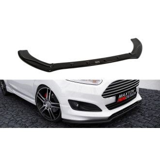 Maxton Design ABS Frontlippe für Ford Fiesta Mk7 ST Facelift 2013-2016 schwarz hochglanz
