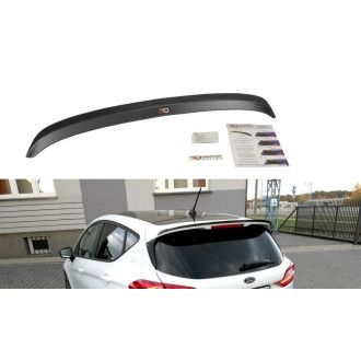 Maxton Design ABS Spoiler Aufsatz für Ford Fiesta Mk8 ST schwarz hochglanz