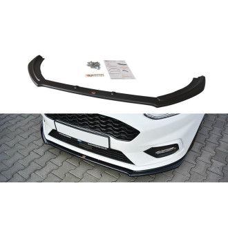 Maxton Design ABS Frontlippe V.2 für Ford Fiesta Mk8 ST schwarz hochglanz