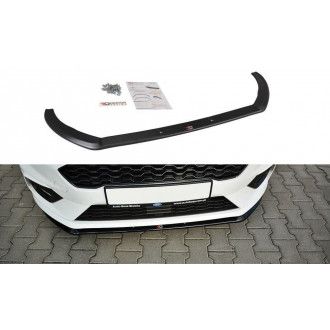 Maxton Design ABS Frontlippe V.3 für Ford Fiesta Mk8 ST schwarz hochglanz