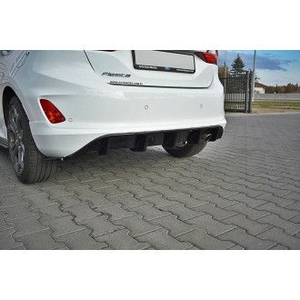 Maxton Design ABS Diffusor für Ford Fiesta Mk8 ST schwarz hochglanz