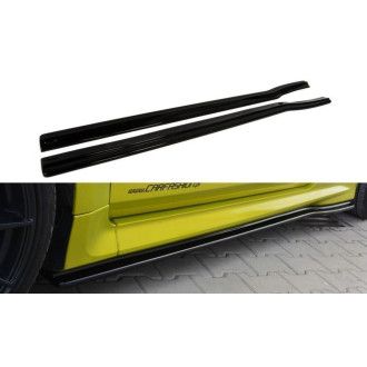 Maxton Design ABS Seitenschweller für Ford Focus Mk2 ST|RS schwarz hochglanz