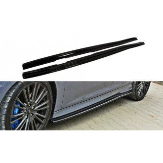 Maxton Design ABS Seitenschweller für Ford Focus MK3 ST|RS schwarz hochglanz