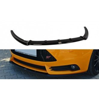 Maxton Design ABS Frontlippe für Ford Focus MK3 ST|RS Vorfacelift schwarz hochglanz