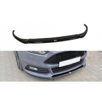 Maxton Design ABS Frontlippe für Ford Focus MK3 ST|RS Facelift schwarz hochglanz